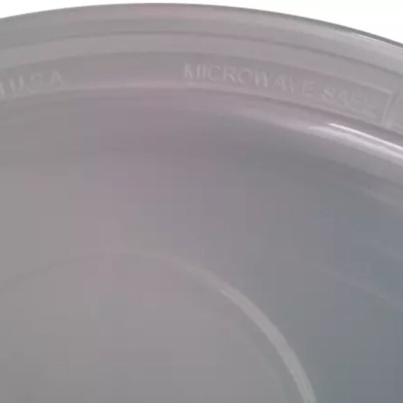 Microwave-Safe Meal Prep Containers with Clear Lids, White, Set of 10 - Picture 4 of 6